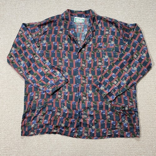 Vintage 70s silk - silk, xl