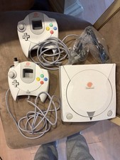 Preowned SEGA Working Dreamcast White Console With 2 Controllers Great Condition