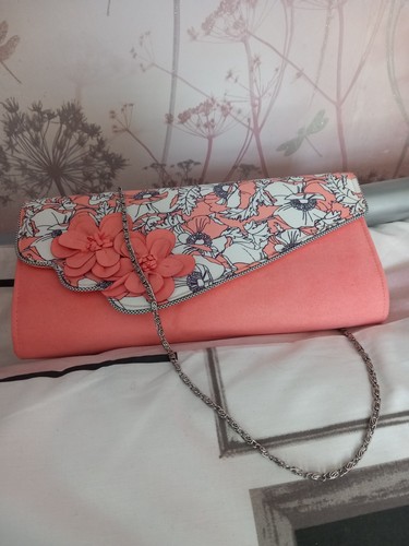 Ruby shoo bag with flower - ruby,