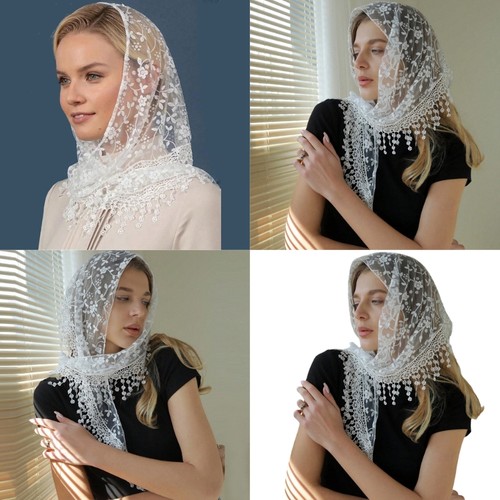 Fashion flower head scarf - fashion,
