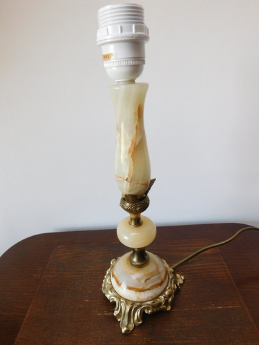 Vintage brass onyx - &,