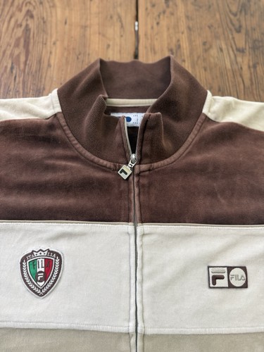 Fila italia velour - velour, tan
