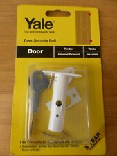 YALE Door Security Bolt White