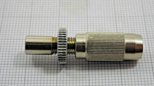 Adjusting screw with - , for