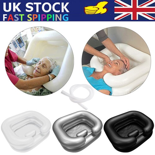 Inflatable shampoo basin - basin, |
