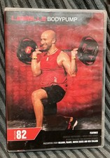 Les Mills BODYPUMP BODY PUMP 82 DVD and CD and CHOREOGRAPHY NOTES