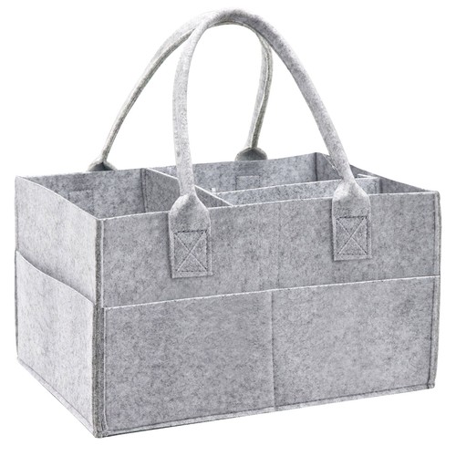 Felt baby diaper caddy - diaper,