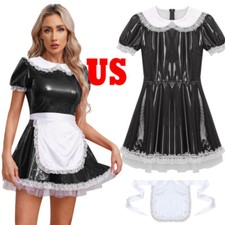 Women's Wet Look PVC Leather