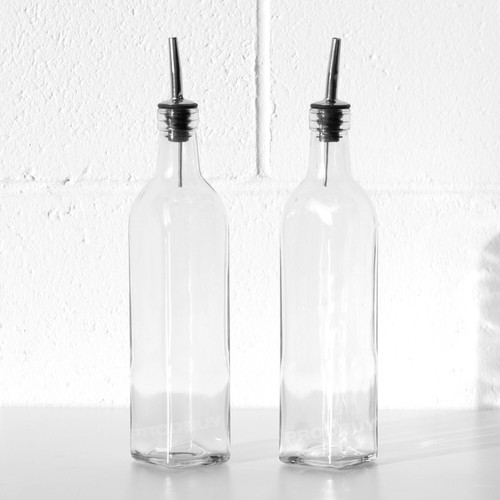 Oil vinegar bottles set - set, of