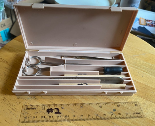 Vintage biology dissecting kit - vintage,