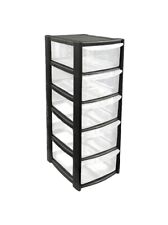 3/4/5/6 Mini Drawer Plastic Tower Trolley Drawer for School Office Home Desktop