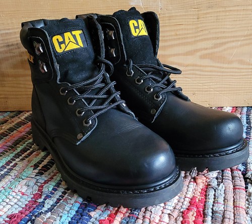 Mens caterpillar black boots - black,