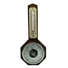 Vintage Shortland Smith SB Banjo Barometer & Thermometer Made In England