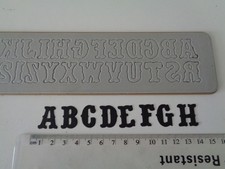 Sizzix Tim Holtz Carnivale Uppercase Alphabet & Numbers Craft Die