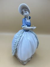 Vintage Lladro Nao Figure ~ Lady with Parasol ~ Umbrella Girl