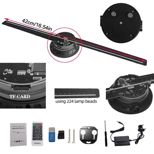 42cm led wifi holographic - 3d,