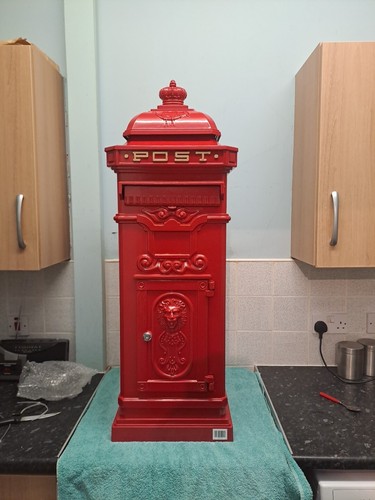 Large aluminium mail - aluminium, box,