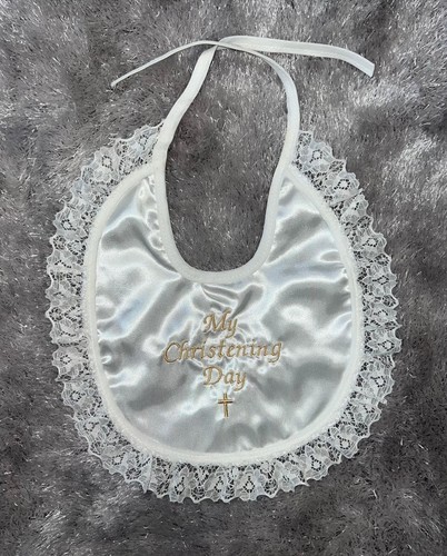 Christening bib - christening,