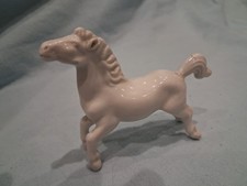 Vintage White Ceramic Pony