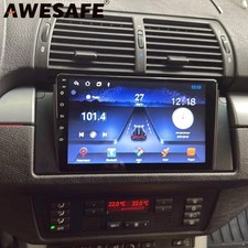 Android CarPlay Car Stereo Radio WiFi For BMW X5 E53 E39 M5 GPS SatNav BT FM SWC