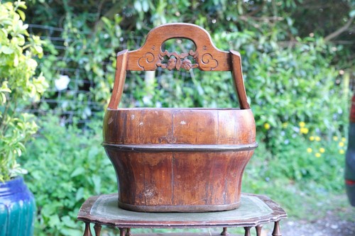Antique chinese wooden water - antique,