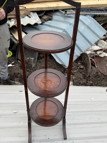 Vintage wooden tier - vintage,