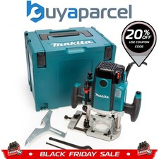Makita RP2303FCJ 110v 1/2" Plunge Router Variable Speed Straight Guide + Makpak