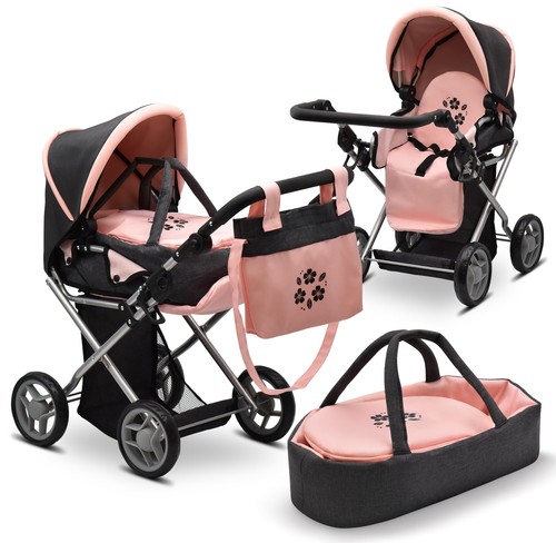 Baby doll convertible pram - doll,