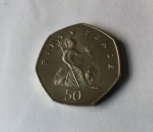 1982 proof 50p britannia large - 50p,