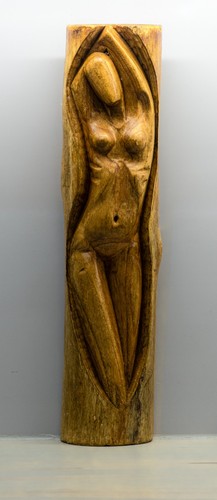 Vintage carved wood - carved,