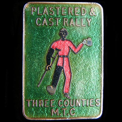 Plastered cast rally pin - cast,