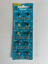 2/5/10 Pcs Vinnic 377/SR626W AG4 SR66 1.55V Silver Oxide Watch Batteries