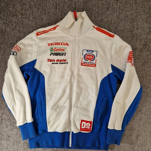 Honda white blue full - blue, zip