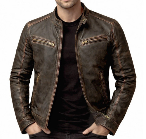 Men slim fit - slim, distressed