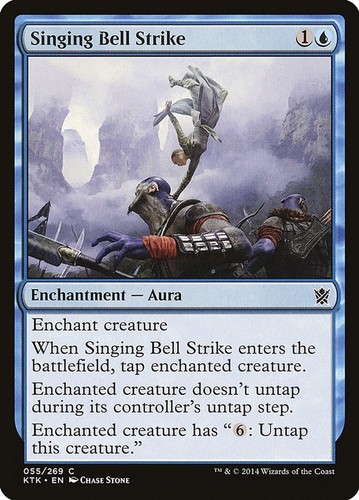 Singing bell strike normal - singing,