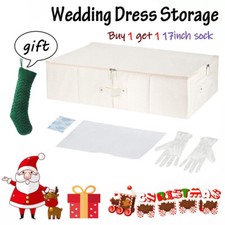 Wedding Dress Storage Preservation Box with 20 Sheets of Acid Free Tissue Paper