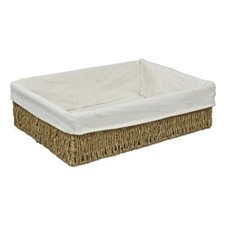 Seagrass Lined Storage Basket