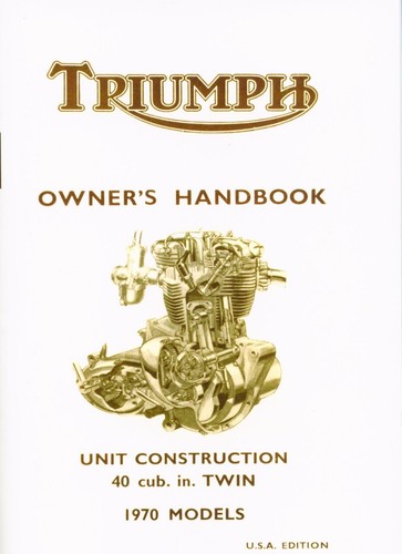 Triumph 650 owner handbook - 650,
