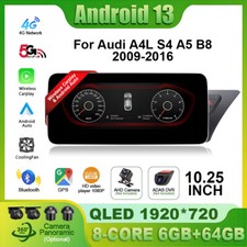 10.25" Car Stereo Carplay GPS 64GB For Audi A4/A5/B8 Concert/Symphony Radio RHD