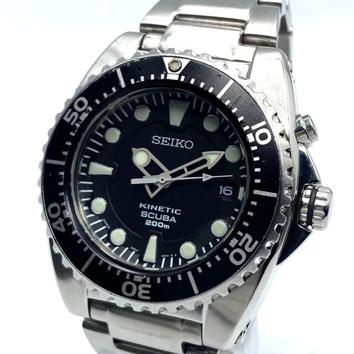 Seiko diver kinetic black - kinetic,