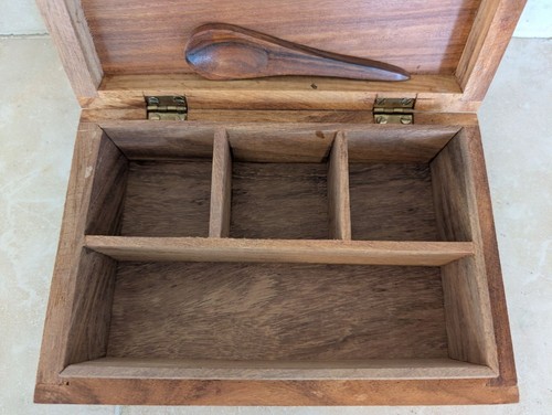 Vintage hand carved spice - vintage,