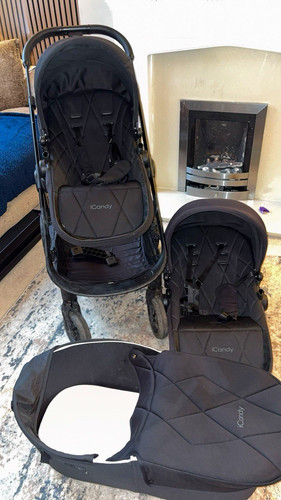Icandy black travel system - travel,