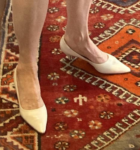 White vintage shoes possibly - vintage, (possibly