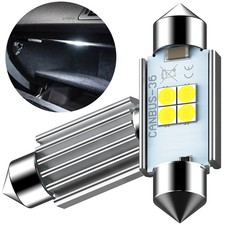 2pcs White 36mm 3020 8SMD LED