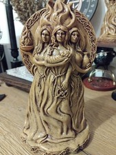 Brigid goddess statue,Celtic