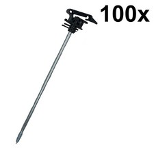 100 x Long Arm Screw in Tape