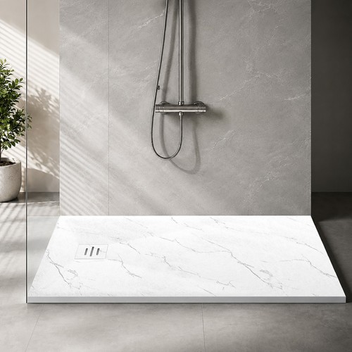 Volakas white shower - shower, smc