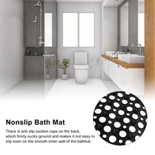 Black Non Slip Bath Tub Mat