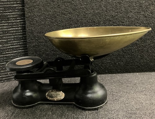 Salter vintage black cast - cast, iron