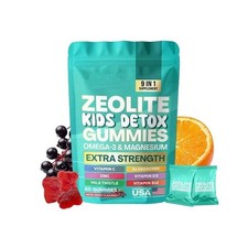Zeolite Kids Detox Gummies Mixed Berry Flavored All-in-One 60 Gummies~